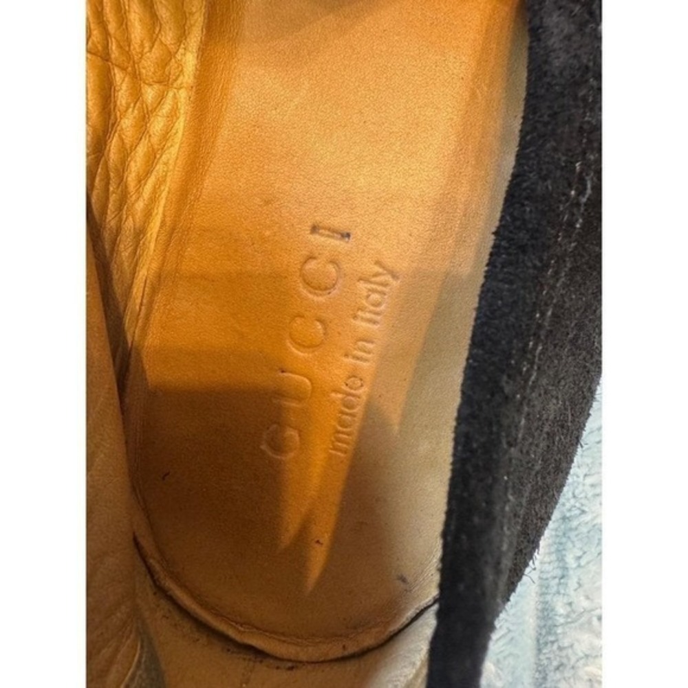 Gucci Loafers Men's Excellent Condition Black Dress Shoes 7 Italian / 7.5 USA - Picture 6 of 17